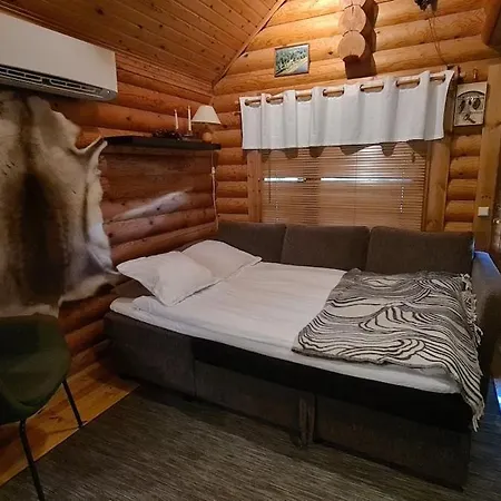 Chalet Log On The Riverbank