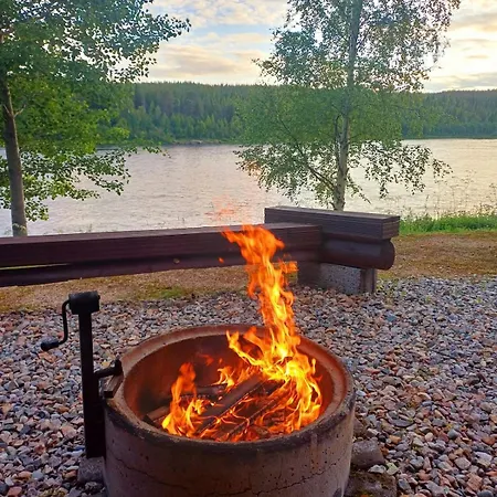 Chalet Log On The Riverbank *